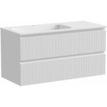 Тумба с раковиной Sancos Snob T 100х45 левая, Bianco (SNT100LW, CN7014)