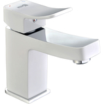 Смеситель для раковины Wasserkraft Aller белый / хром (1063WHITE)