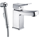 Смеситель для раковины Wasserkraft Aller с гигиенической лейкой, хром (1068)