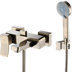 Смеситель для ванны Wasserkraft Exter светлая бронза (1601)