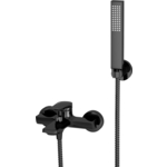 Смеситель для ванны Wasserkraft Glan черный глянец (6601)