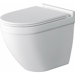 Унитаз подвесной безободковый Grossman Tornado с тонким сиденьем-микролифт, белый глянцевый (GR-4483SQ)