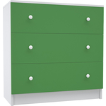Комод МДК Феникс с 3-мя ящиками зеленый (КМ1Ф-З)