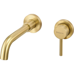 Смеситель для раковины Milacio Ultra с механизмом, золото (MCU.552.GD)