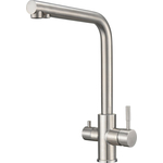 Смеситель для кухни Milacio Ultra с подключением фильтра, нержавеющая сталь (MCU.553.SS)