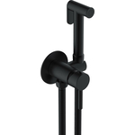 Гигиенический душ Cezares Czr с гигиенической лейкой, черный матовый (CZR-SET-DA1-ID2-FMM120-NOP)