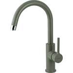 Смеситель для кухни Lemark Comfort с подключением к фильтру, серый шелк (LM3073PGS)