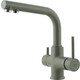 Смеситель для кухни Lemark Comfort с подключением к фильтру, серый шелк (LM3061PGS)