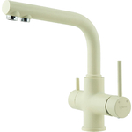 Смеситель для кухни Lemark Comfort с подключением к фильтру, шампань (LM3061PSH)