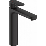 Смеситель для раковины Hansgrohe Vernis Blend с донным клапаном, матовый черный (71552670)
