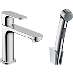 Смеситель для раковины Hansgrohe Rebris S с гигиеническим душем, хром (72215000)