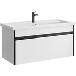 Тумба с раковиной Aqwella Urban 100 белая (URB0110W, 4640021065204)