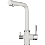 Смеситель для кухни Point PN3103W с подключением фильтра, белый