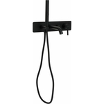 Смеситель для ванны Allen Brau Priority с механизмом, черный матовый (5.31006-31)