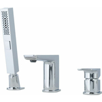 Смеситель на борт ванны Allen Brau Infinity на 3 отверстия, хром (5.21008-00)