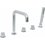 Смеситель на борт ванны Allen Brau Priority на 5 отверстий, хром (5.31007-00)