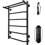 Полотенцесушитель электрический ALTASAN Горизонт 50x80 с полкой, черный муар (Горизонт8050ПЧМ)