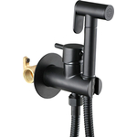 Смеситель для душа Savol с гигиенической лейкой, черный (S-FXQ002H)