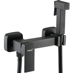 Смеситель для душа Savol с гигиенической лейкой, черный (S-FXQ005H)