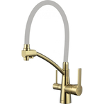 Смеситель для кухни Savol с подключением фильтра, золото/серый (S-L1805B-04)