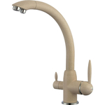 Смеситель для кухни Savol с подключением фильтра, песочный (S-L1699S)