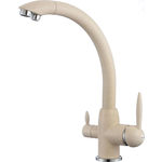 Смеситель для кухни Savol с подключением фильтра, бежевый (S-L1699Y)