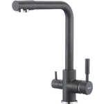 Смеситель для кухни Savol с подключением фильтра, антрацит (S-L1801H)