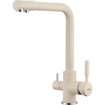 Смеситель для кухни Savol с подключением фильтра, бежевый (S-L1801Y)