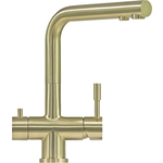 Смеситель для кухни Seaman Eco Venice с подключением фильтра, светлое золото (SSN-1068-LG)