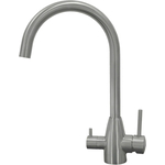 Смеситель для кухни Seaman Eco Koblenz с подключением фильтра, нержавеющая сталь (SSN-2135A-SS)