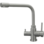 Смеситель для кухни Seaman Eco Koblenz с подключением фильтра, нержавеющая сталь (SSN-2139A-SS)