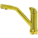 Смеситель для кухни Seaman Barcelone с подключением фильтра, золото полированое (SSL-5361-SP)