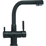 Смеситель для кухни Seaman Barcelone с подключением фильтра, светлая оружейная сталь (SSL-5383-GL)