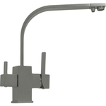 Смеситель для кухни Seaman Barcelone с подключением фильтра, никель сатин (SSL-5390-MS)