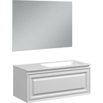 Мебель для ванной Sancos Very 100х45 правая, Bianco