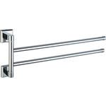 Полотенцедержатель поворотный Savol серия 95 двойной, хром (S-009502)