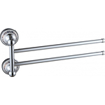 Полотенцедержатель поворотный Savol серия 68а двойной, хром (S-06802A)