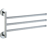 Полотенцедержатель поворотный Savol серия 87 тройной, хром (S-008703)