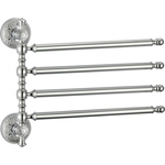 Полотенцедержатель поворотный Savol серия 58а четверной, хром (S-005804A)