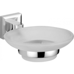 Мыльница Savol серия 95 хром/стекло матовое (S-009559)