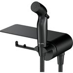 Смеситель для душа Am.Pm Func c гигиенической лейкой, черный (F0H8F922)