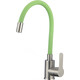 Смеситель для кухни D-Lin с гибким изливом, зеленый/сатин (H155316-5)
