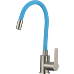 Смеситель для кухни D-Lin с гибким изливом, синий/сатин (H155316-6)