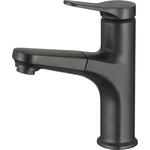 Смеситель для раковины D-Lin с выдвижной лейкой, черный (D158367-A )