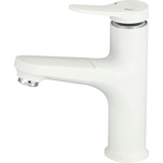 Смеситель для раковины D-Lin с выдвижной лейкой, белый (D158367-C)