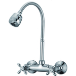 Смеситель для кухни D-Lin с гибким изливом, хром (D142808-T)