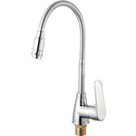 Смеситель для кухни D-Lin с гибким изливом, хром (D150362-Q)