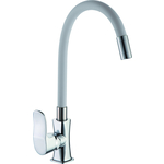 Смеситель для кухни D-Lin с гибким изливом, серый (D155318-2)