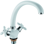 Смеситель для кухни D-Lin белый (D153808-C)