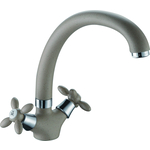 Смеситель для кухни D-Lin бежевый (D153808-W)